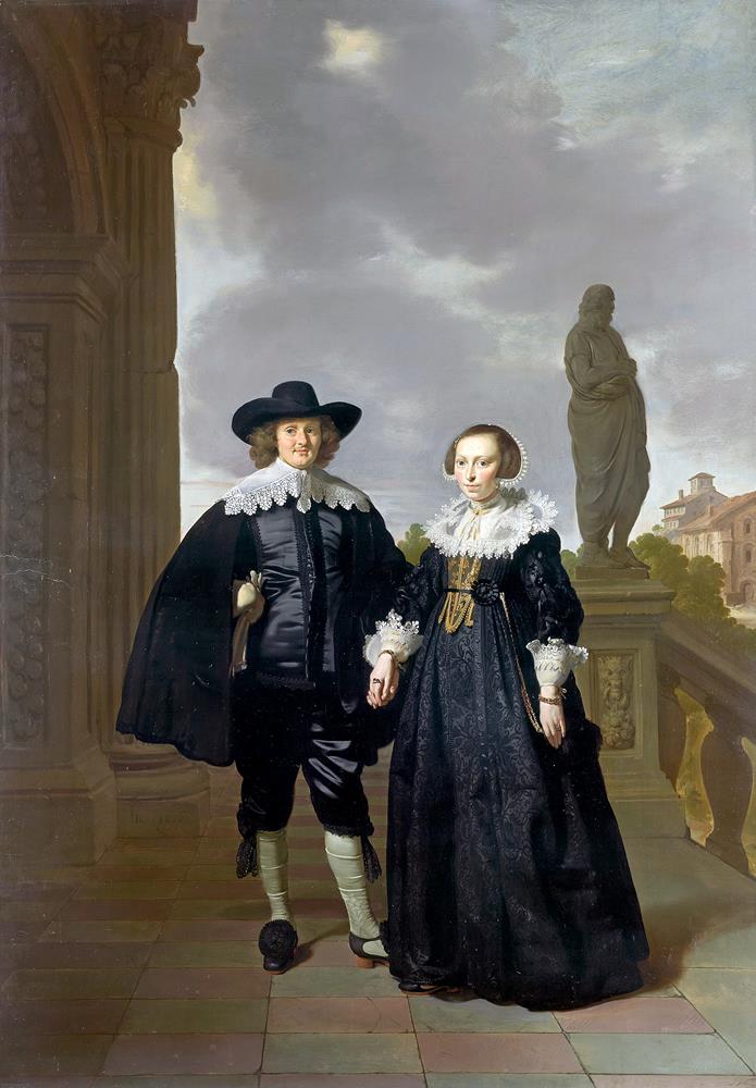 Фредерик ван Фельтхайсен и его жена Йосина